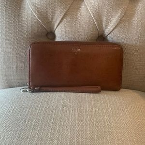 Leather Fossil Wallet